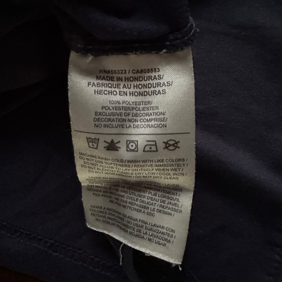 Nike Dri-Fit Navy Blue/Orange SYRACUSE T-Shirt Size XS - Picture 7 of 7